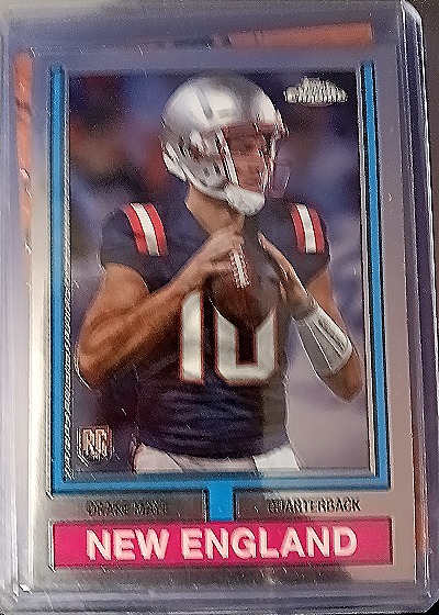 2024 Topps Chrome #74TF-3 Drake Maye — front