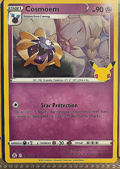 2021 Pokémon #014/025 Cosmoem — front