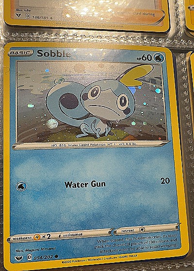 2020 Pokémon #054/202 Sobble — front