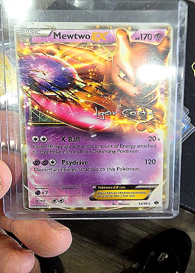 2013 Pokémon #54/113 Mewtwo EX — front
