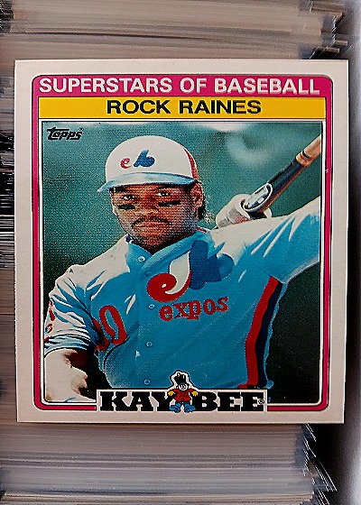 1989 Topps #N/A Rock Raines — front
