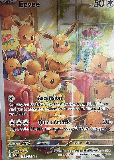 2023 Pokemon #188/167 Eevee — front