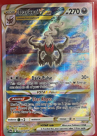 2023 Pokémon #GG50/GG70 Darkrai VSTAR — front