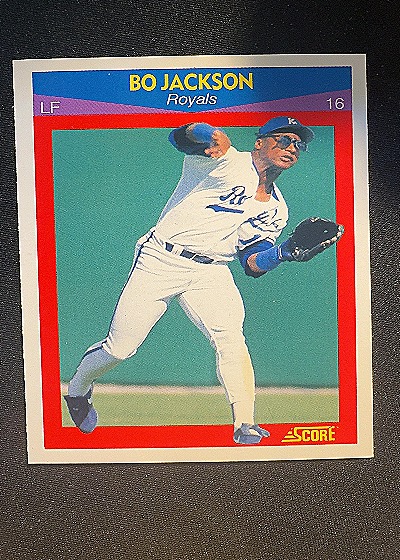 1990 Score #16 Bo Jackson — front