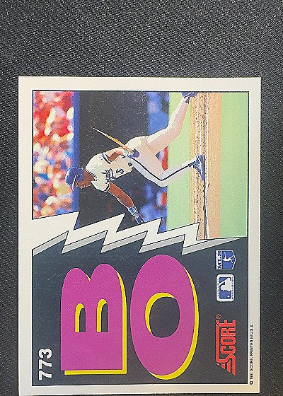 1990 Score #773 Bo Jackson — front