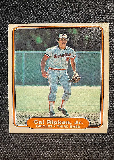 1982 Fleer #176 Cal Ripken, Jr. — front