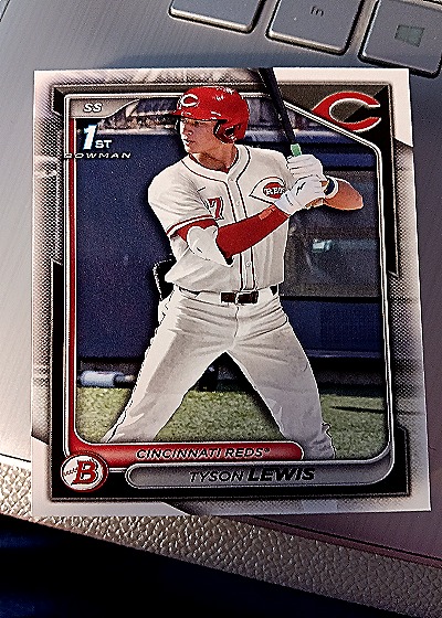 2024 Bowman #BD-44 Tyson Lewis — front