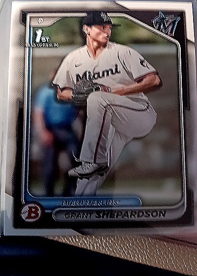 2024 Bowman #BD-130 Grant Shepardson — front