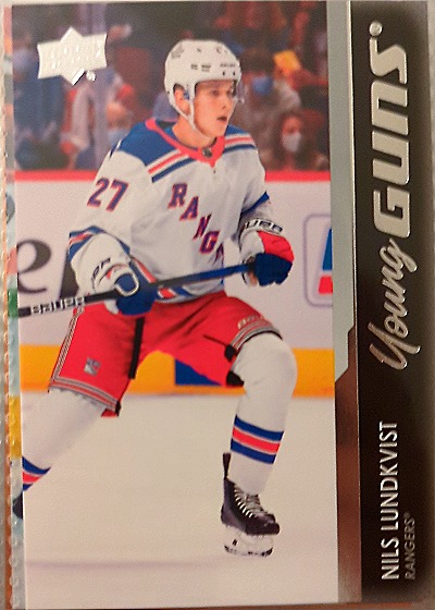2021 Upper Deck #456 Nils Lundkvist — front