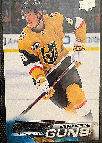 2022 Upper Deck #218 Kaedan Korczak — front