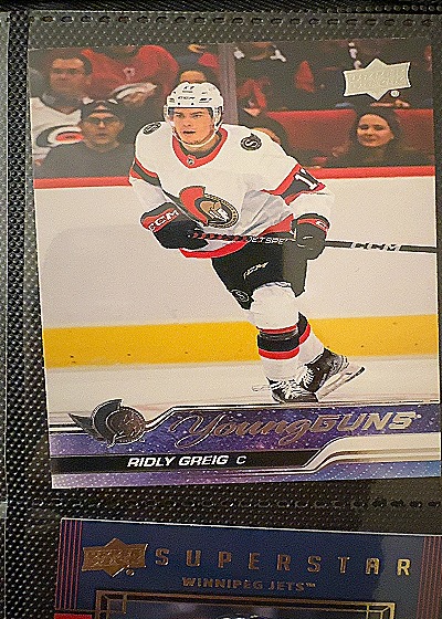 2023 Upper Deck #212 Ridly Greig — front