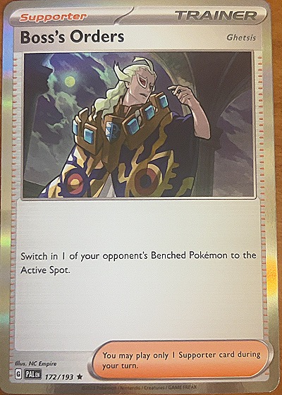 2023 Pokemon #172/193 Ghetsis — front