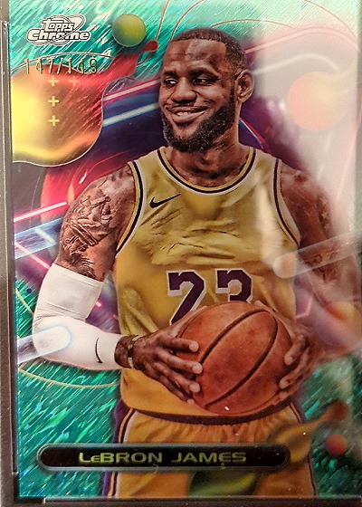 2023 Topps Chrome #59 LeBron James — front