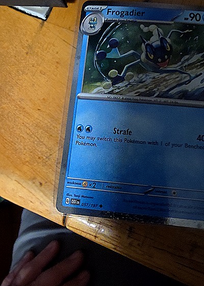 2023 Pokemon #057/197 Frogadier — front