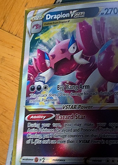 2022 Pokémon #119/196 Drapion VSTAR — front