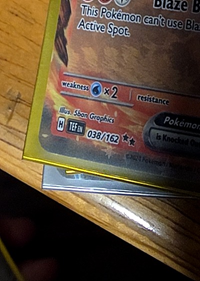2021 Pokémon #038/162 — front