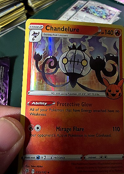 2022 Pokemon #033/192 Chandelure — front