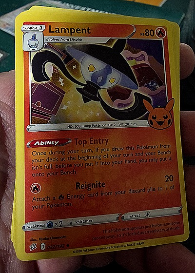 2022 Pokémon #032/192 Lampent — front