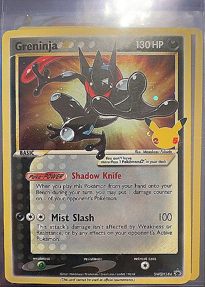 2021 Pokemon #SWSH144 Greninja — front
