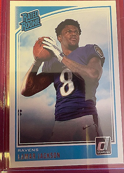 2018 Donruss #317 Lamar Jackson — front