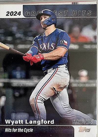 2025 Topps #GH-27 Wyatt Langford — front