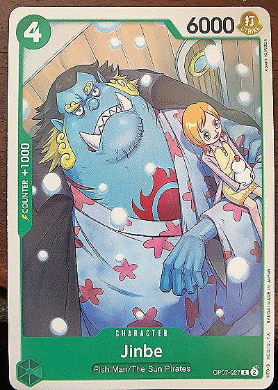 2023 One Piece #OP07-027 Jinbe — front