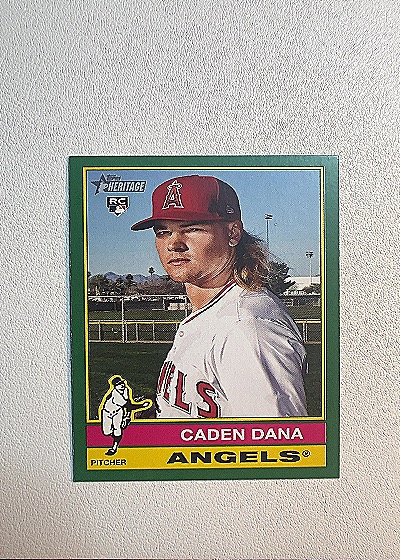 2025 Topps Heritage #378 Caden Dana — front