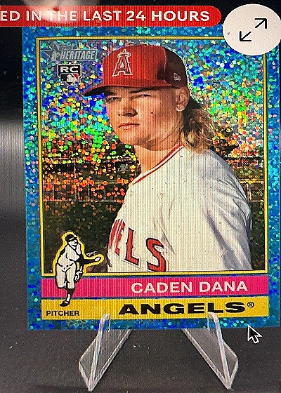 2025 Topps Heritage #378 Caden Dana — front