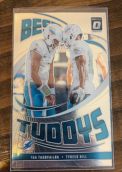 2024 Panini Donruss Optic #1 Tua Tagovailoa, Tyreek Hill — front