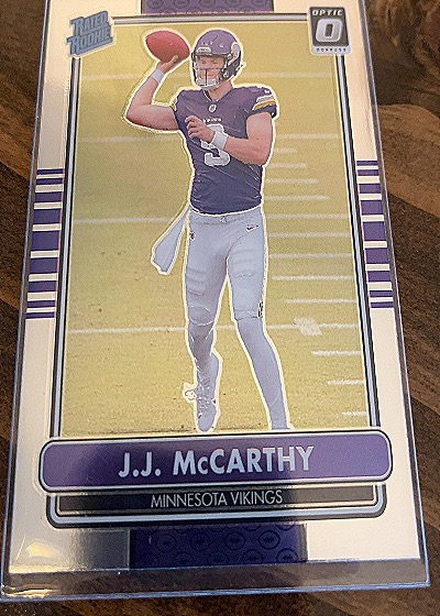 2024 Panini Donruss Optic #10 J.J. McCarthy — front