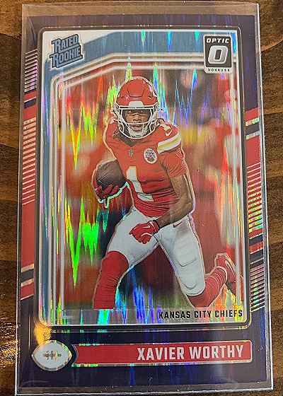 2024 Donruss Optic #300 Xavier Worthy — front