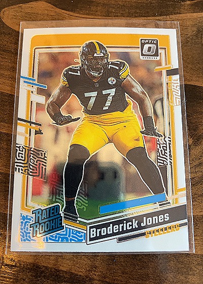 2023 Panini Donruss Optic #285 Broderick Jones — front