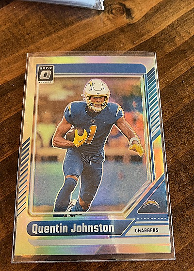 2024 Donruss Optic #108 Quentin Johnston — front