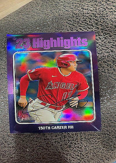 2024 Topps Heritage #7 Shohei Ohtani — front