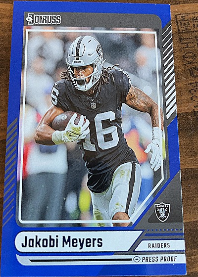 2024 Donruss #84 Jakobi Meyers — front