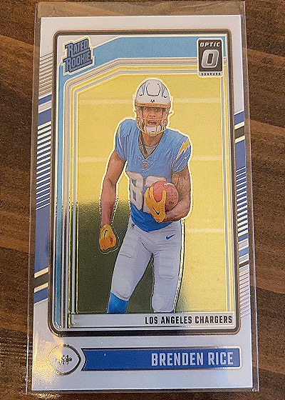 2024 Donruss Optic #213 Brenden Rice — front