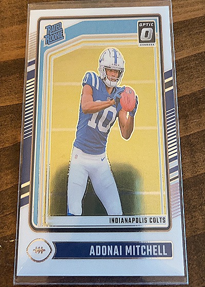 2024 Donruss Optic #203 Adonai Mitchell — front