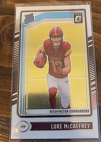 2024 Donruss Optic #N/A Luke McCaffrey — front