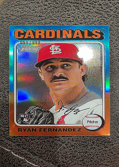 2024 Topps Heritage #702 Ryan Fernandez — front