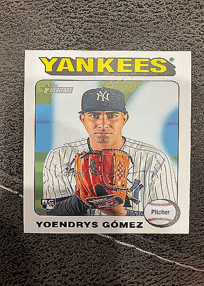 2024 Topps Heritage #661 Yoendrys Gómez — front