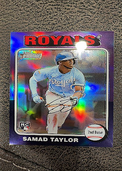 2024 Topps Heritage #317 Samad Taylor — front
