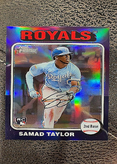 2024 Topps Heritage #317 Samad Taylor — front