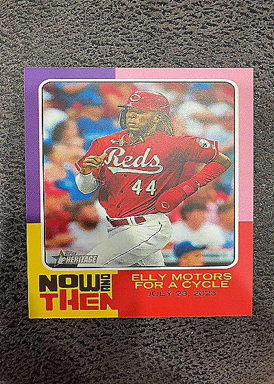 2024 Topps Heritage #NAT-3 Elly De La Cruz — front