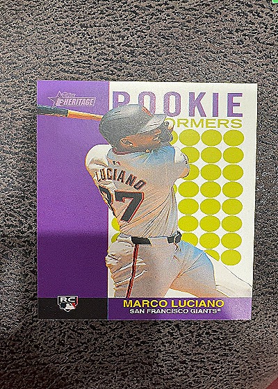 2024 Topps Heritage #RP-3 Marco Luciano — front