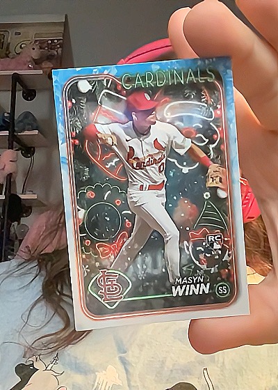 2024 Topps Holiday #H94 Masyn Winn — front