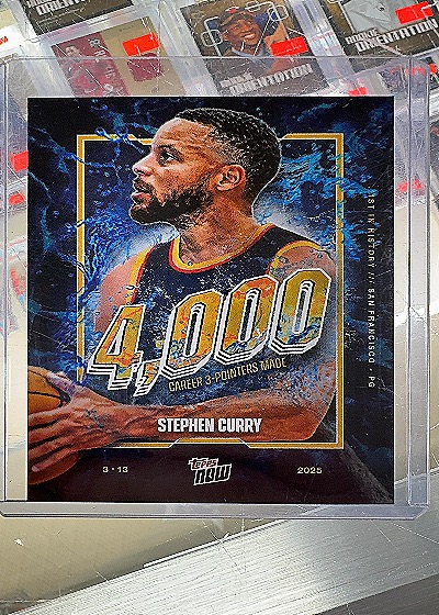 2025 Topps Now #13 Stephen Curry — front