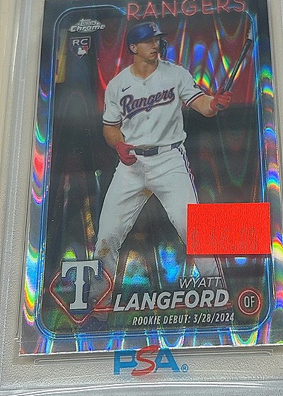 2024 Topps Chrome #USC35 Wyatt Langford — front
