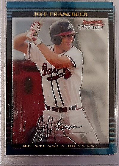2002 Bowman Chrome #BDP23 Jeff Francoeur — front