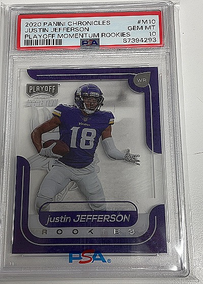 2020 Panini Chronicles #M-10 Justin Jefferson — front