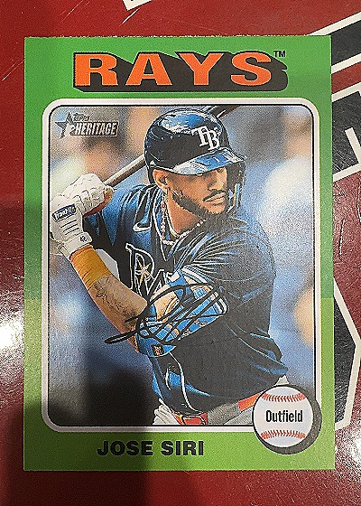 2024 Topps Heritage #664 Jose Siri — front